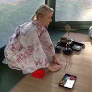 茶道の様子